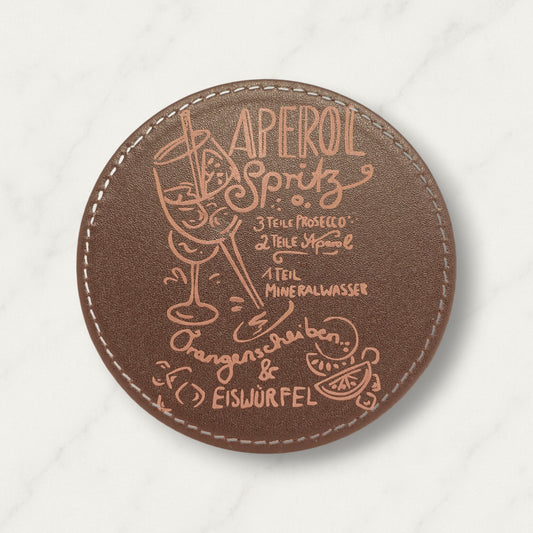 Kunstleder Untersetzer 6stk.