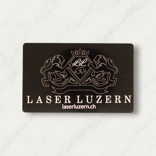 Aluminium Visitenkarten