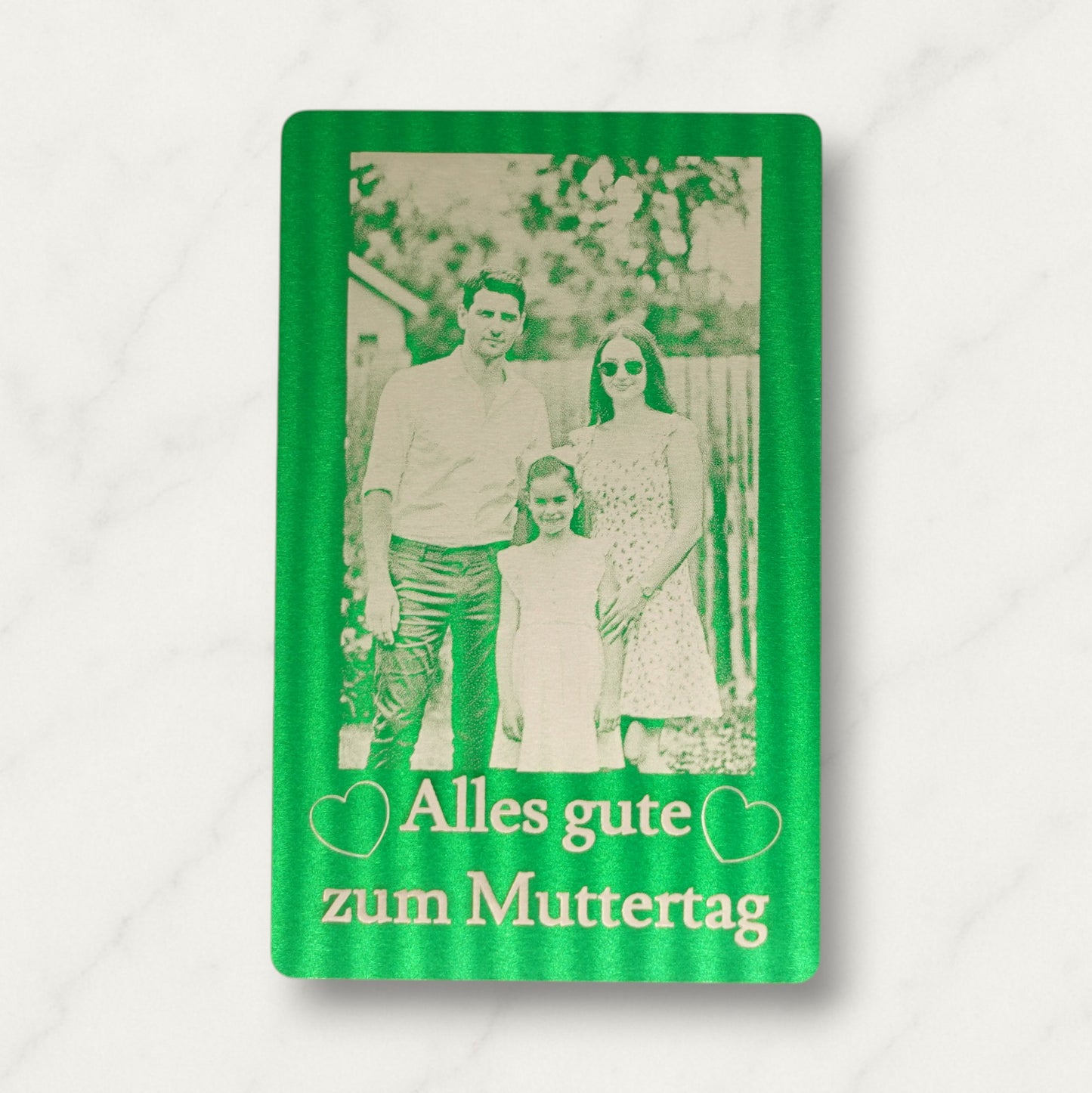 Aluminium Visitenkarten