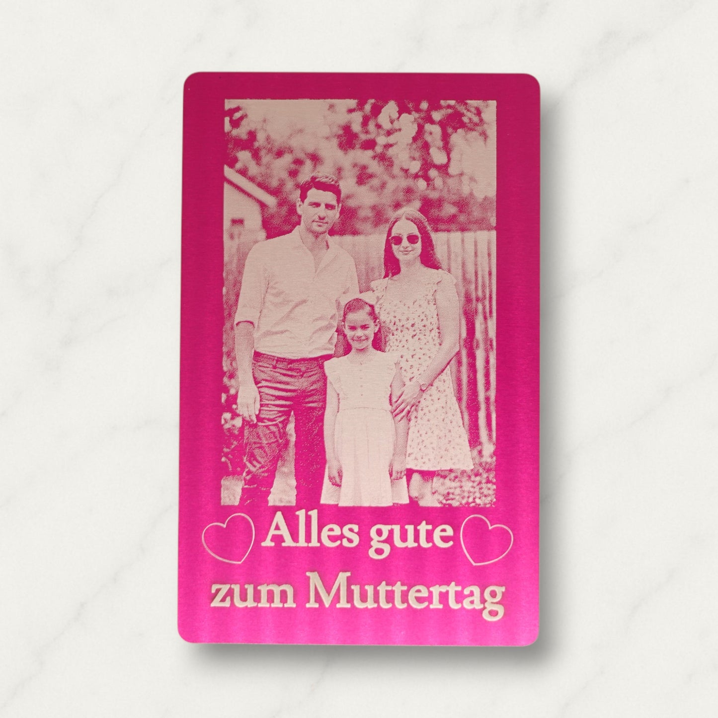 Aluminium Visitenkarten