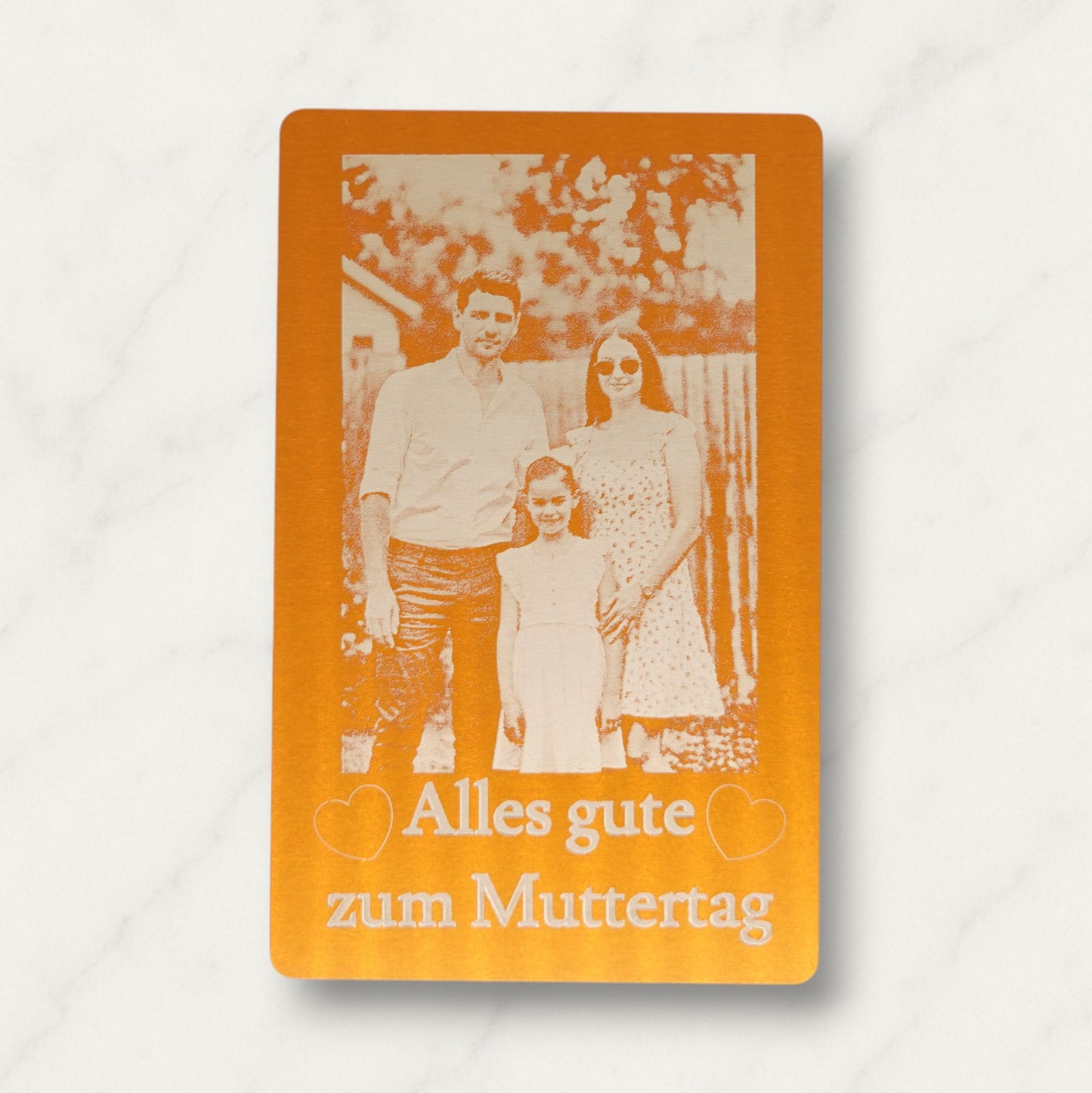 Aluminium Visitenkarten