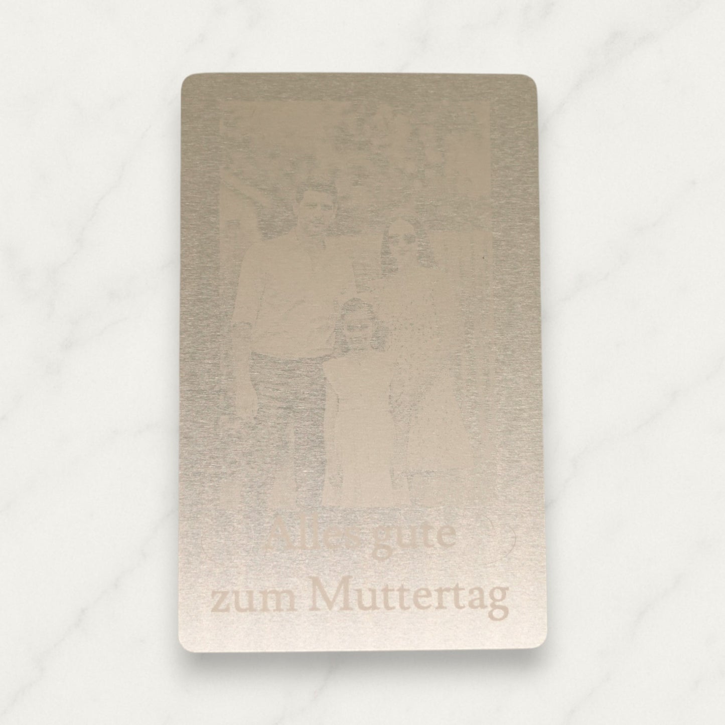 Aluminium Visitenkarten