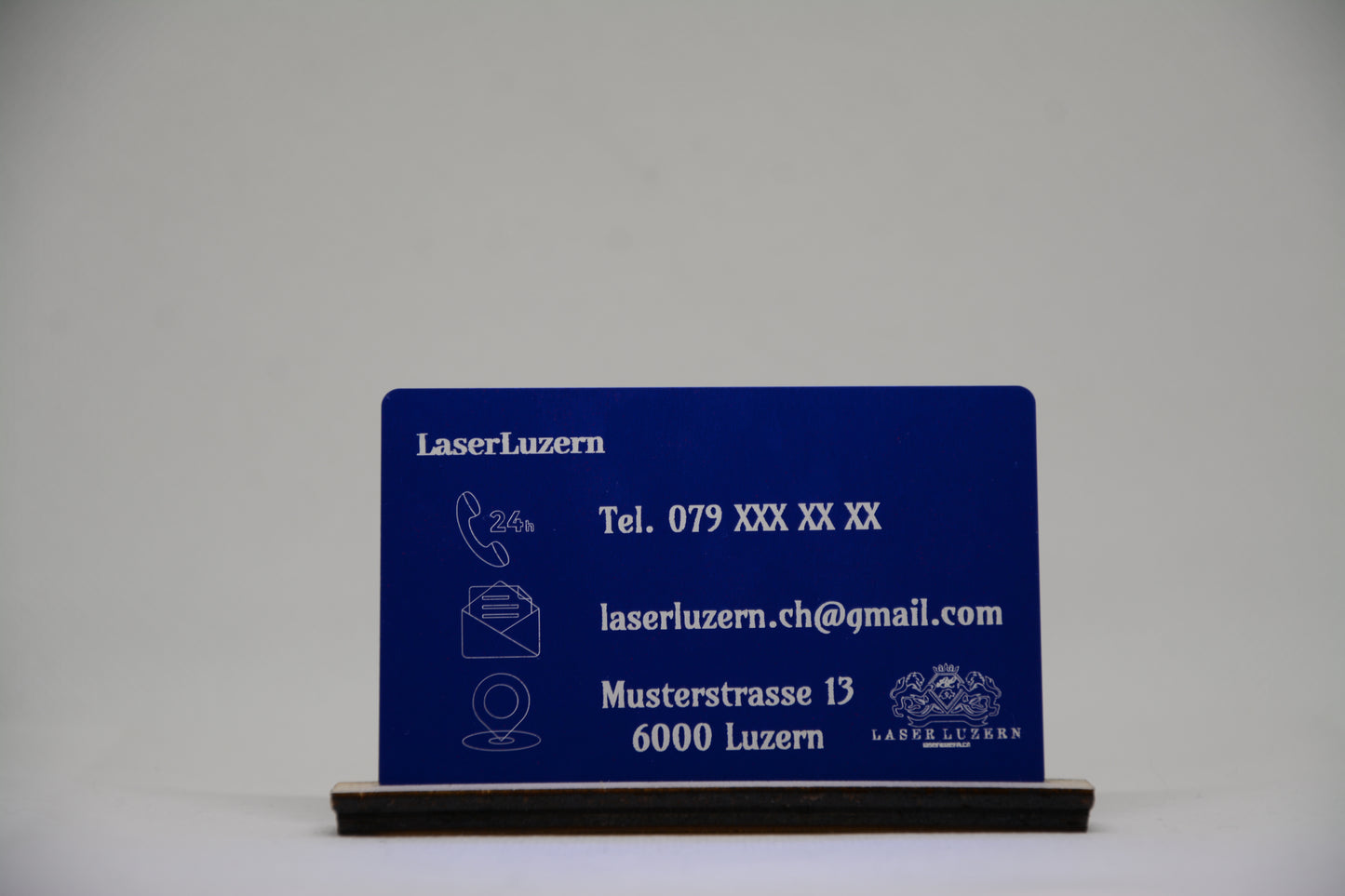 Aluminium Visitenkarten