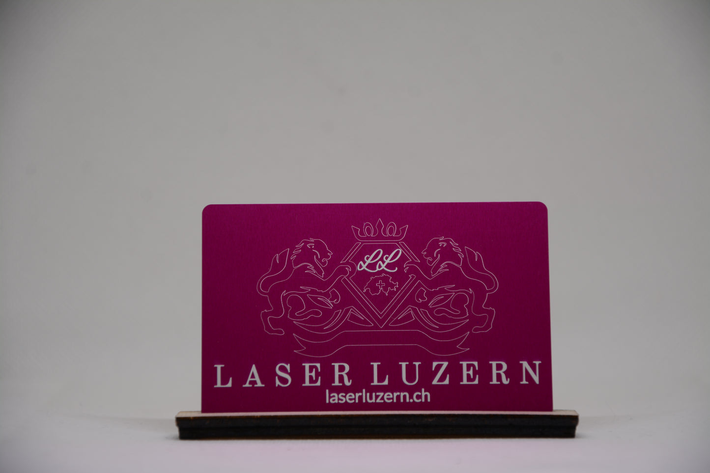 Aluminium Visitenkarten