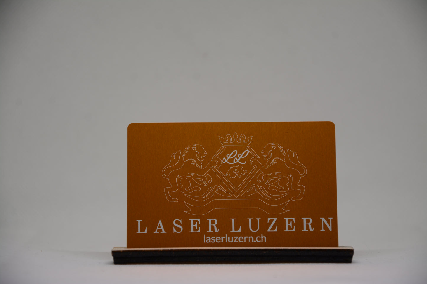 Aluminium Visitenkarten