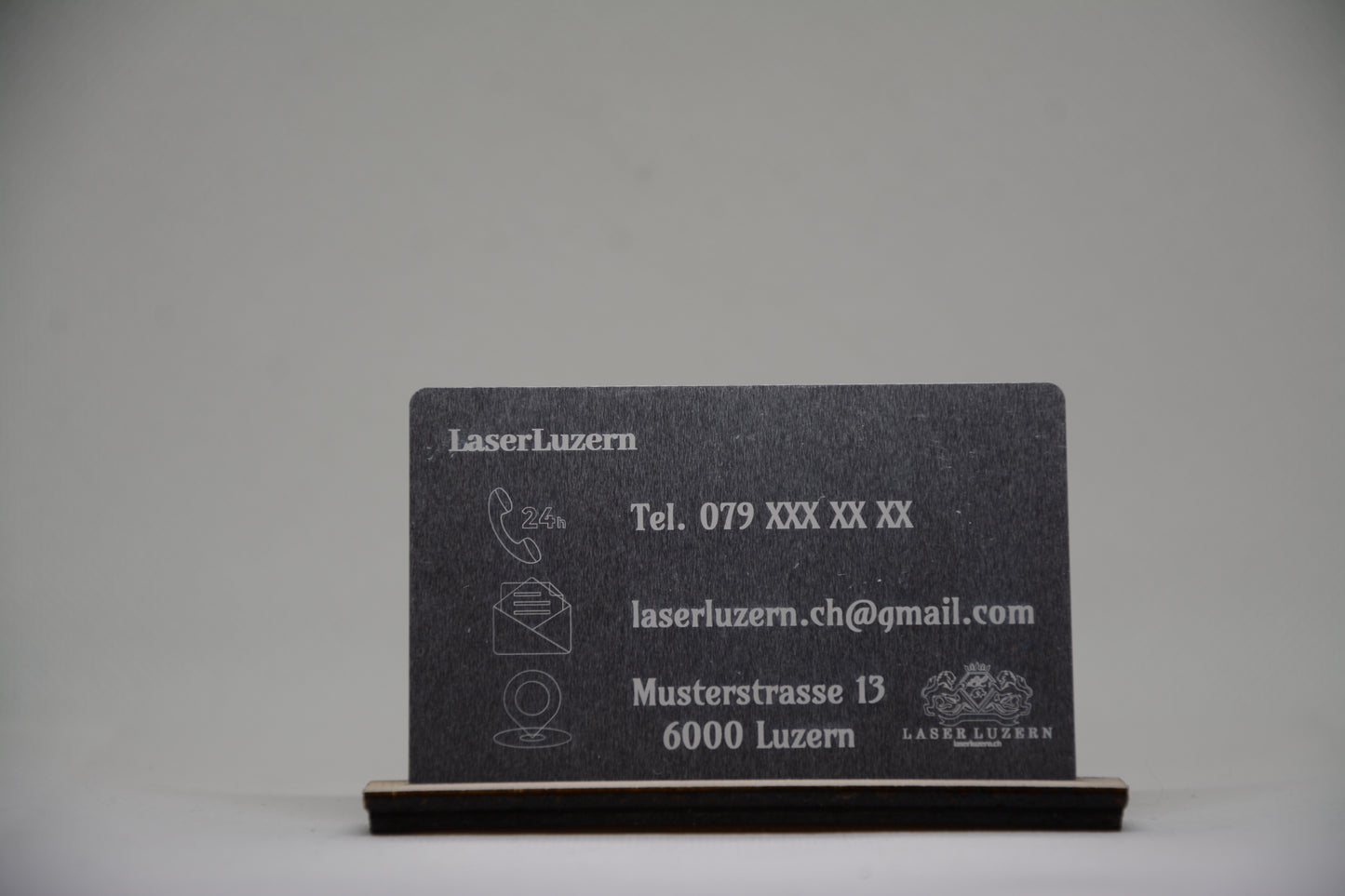 Aluminium Visitenkarten