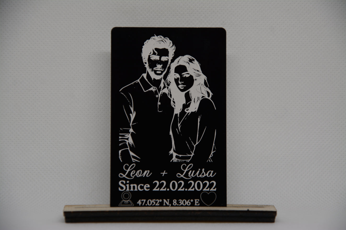 Aluminium Visitenkarten