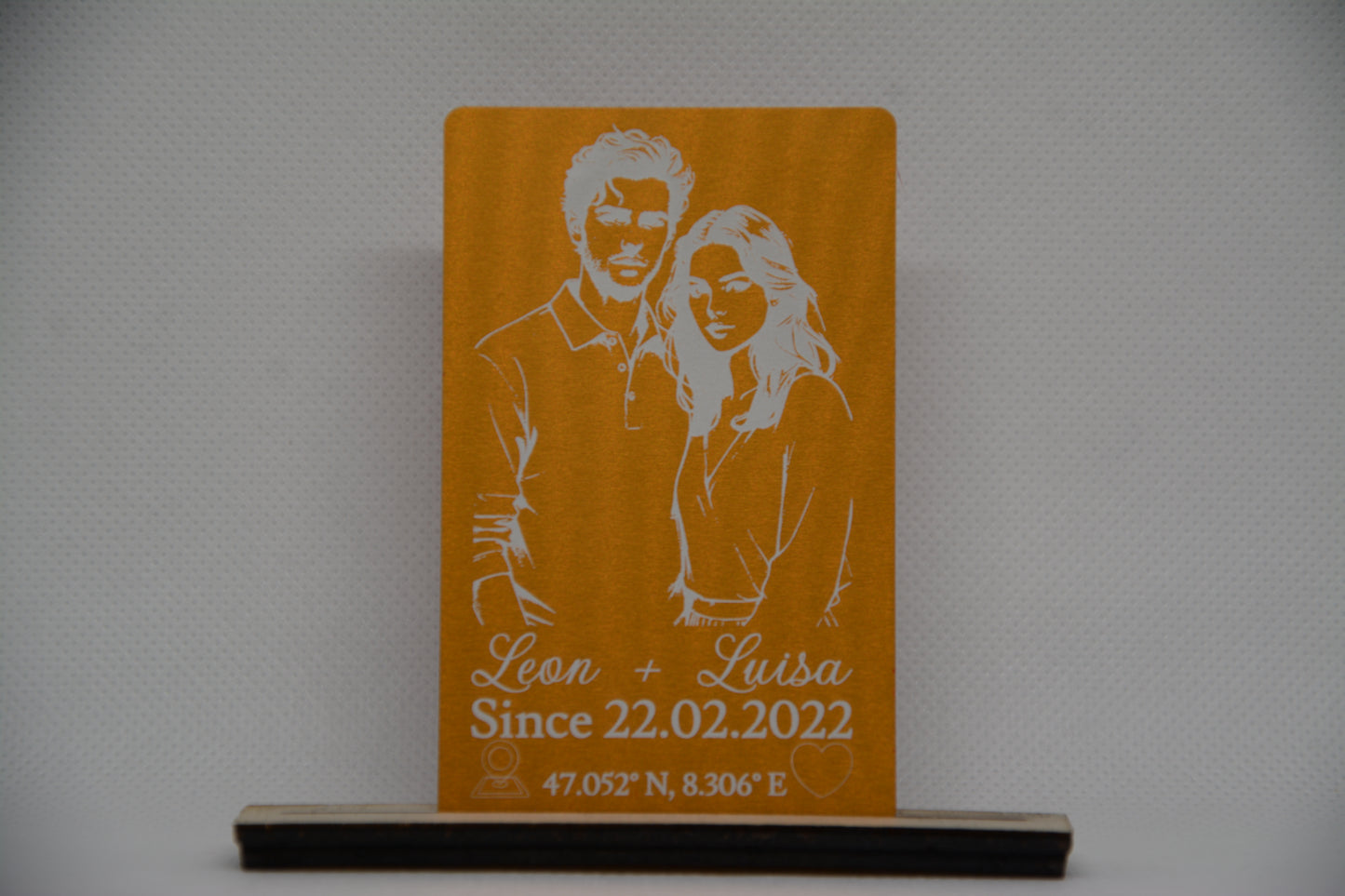 Aluminium Visitenkarten