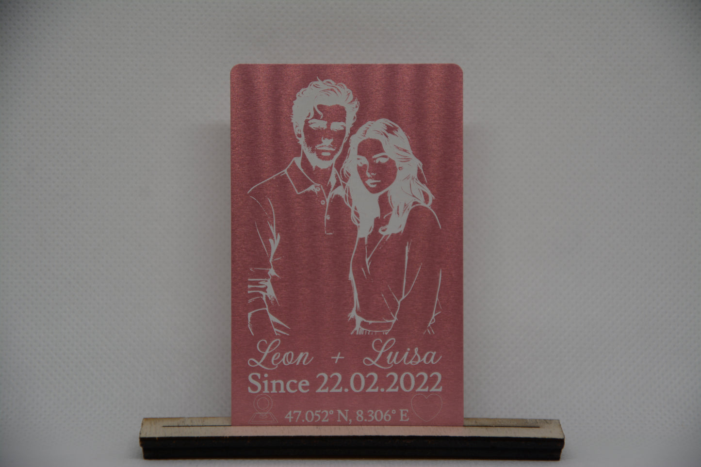 Aluminium Visitenkarten