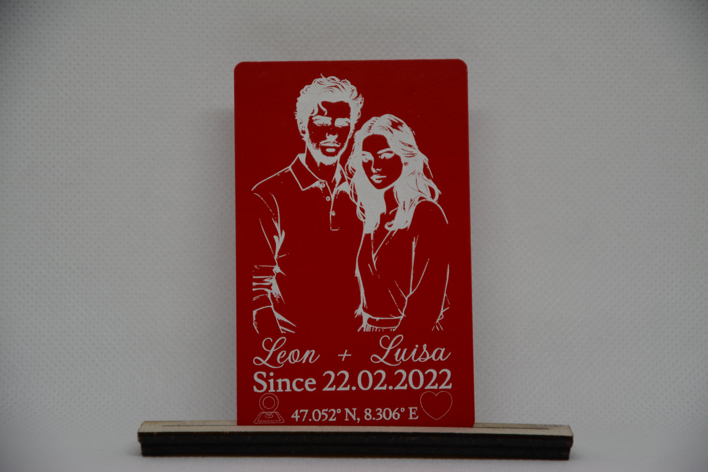 Aluminium Visitenkarten