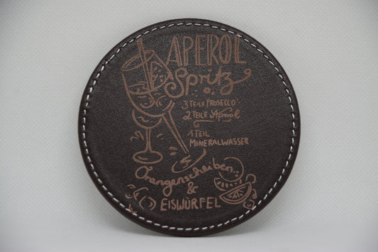 Kunstleder Untersetzer 6stk.