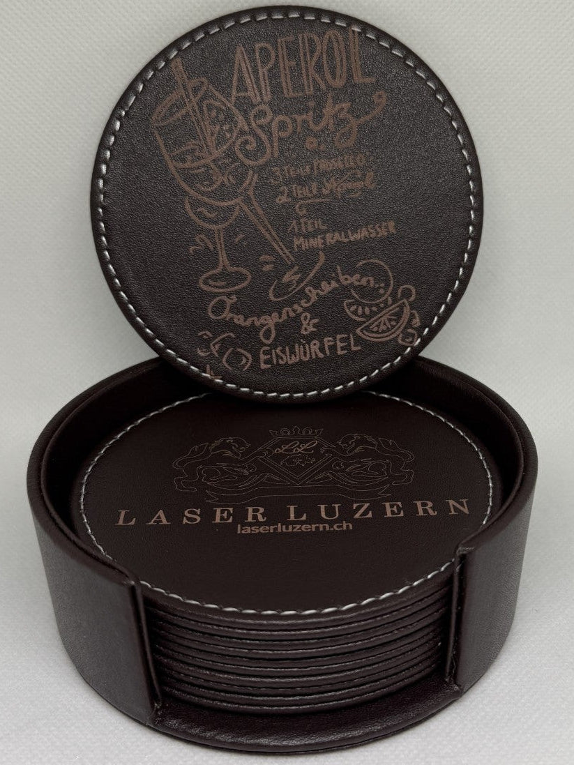 Kunstleder Untersetzer 6stk.